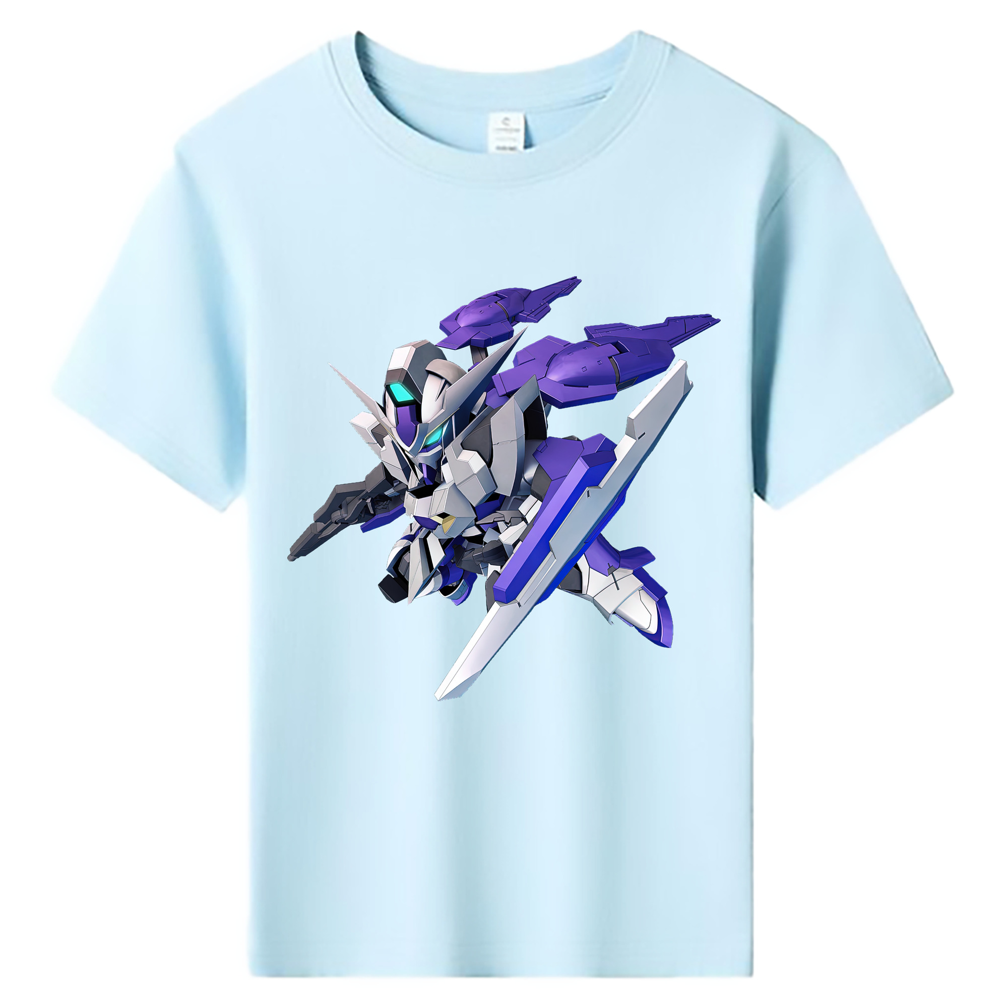 （画像用） 機動戦士ガンダム Mobile Suit Gundam 綿100％キッズTシャツ（フロントプリント）
